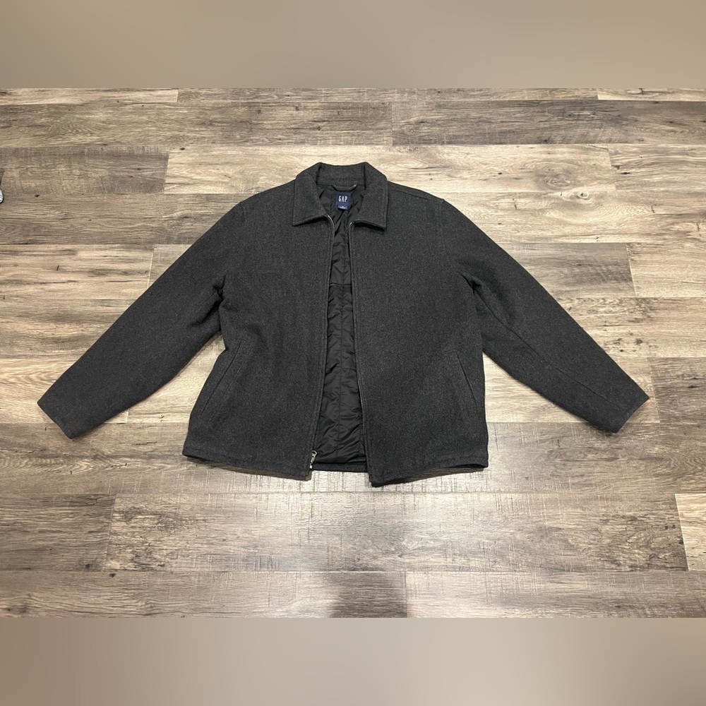 Men’s Gap wool blend coat, size XL